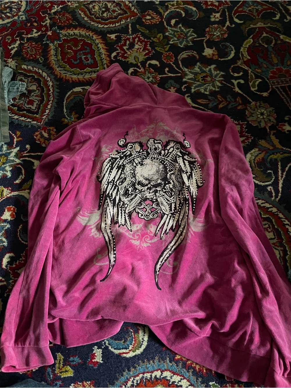 LA bus stop hoodie pink